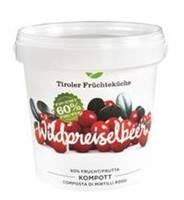 Tiroler Frchtekche Wildpreiselbeer Kompott 1 kg