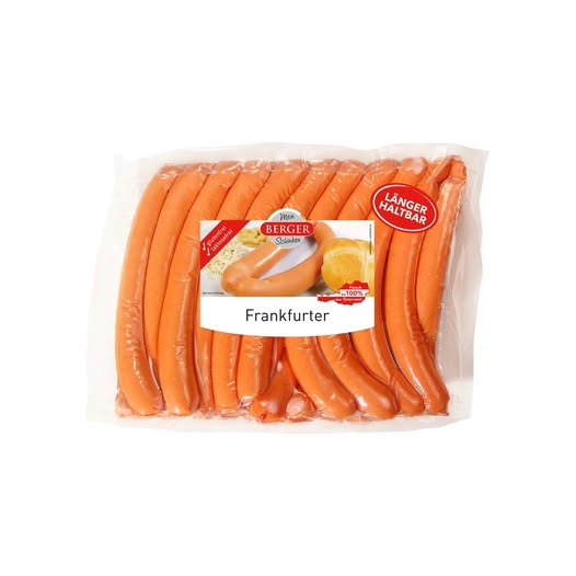 Berger Frankfurter - 10 Paar 1,2kg