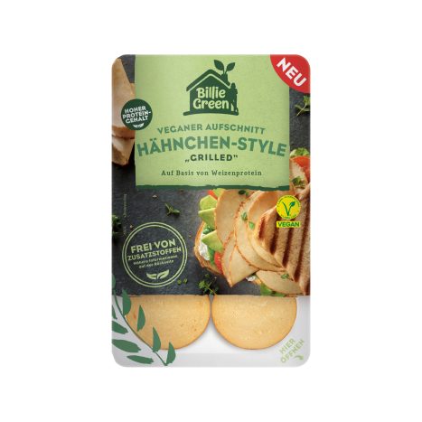 Billie Green veganer Aufschnitt Hähnchen Style Grilled 70g