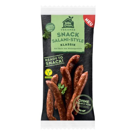 Billie Green vegander Snack Salami Style klassik 75g