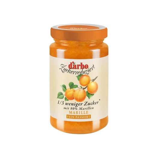 Darbo Fruchtaufstrich Marille zuckerred. u. fein pass. 250g