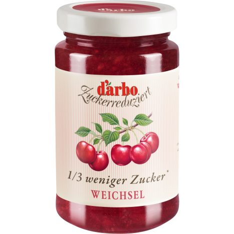 Darbo Fruchtaufstrich Weichsel zuckerreduziert 250g