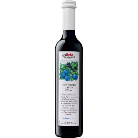 Darbo Fruchtsirup Heidelbeer - Cassis 500 ml