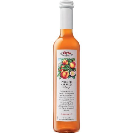 Darbo Fruchtsirup Pfirsich Maracuja 500 ml