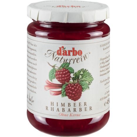 Darbo Naturrein Konfit�re Extra Himbeer-Rhabarber 450g