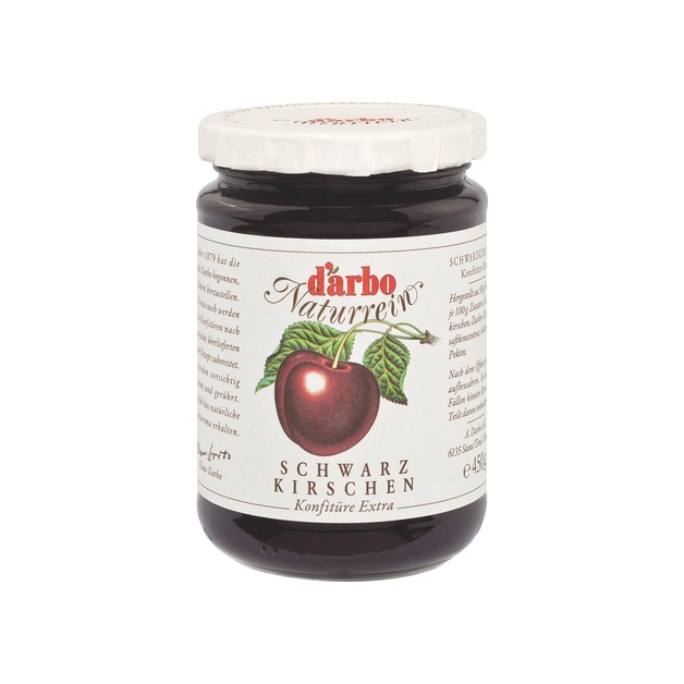 Darbo Naturrein Konfitüre Extra Schwarzkirsch 450g