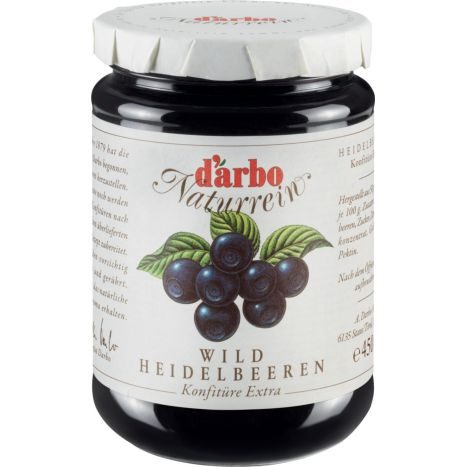 Darbo Naturrein Konfitre Extra Wildheidelbeere 450g