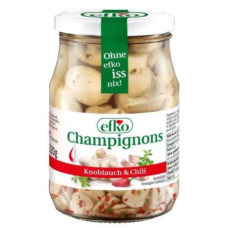 Efko Champignons Knoblauch Chili 220g