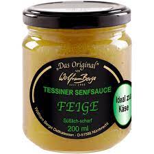 Tessiner Senf Sauce Feige 200 ml
