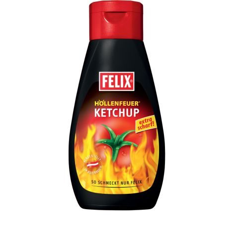 Felix Ketchup Höllenfeuer 450g - extra scharf