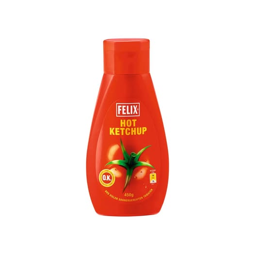 Felix Hot Ketchup 450g