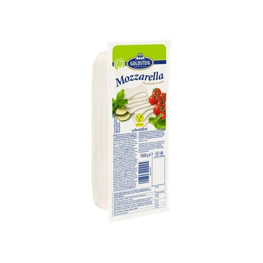 Goldsteig Mozzarella Stange 45% Fett i. Tr. 1 kg