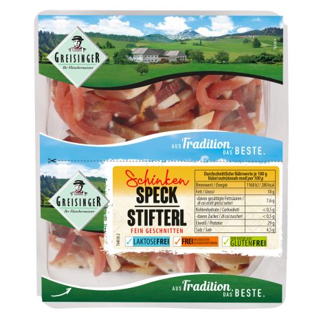 Greisinger Schinkenspeck Stifterl fein 80g