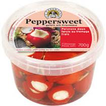 Die Käsemacher Peppersweet gefüllt mit Frischkäse 700g