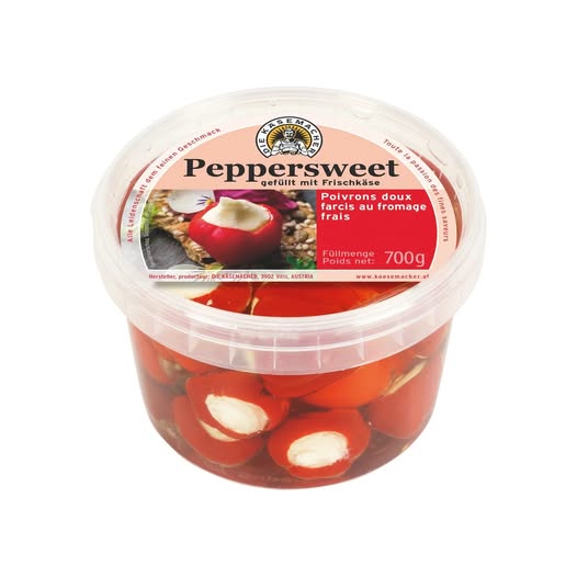 Die Ksemacher Peppersweet gefllt mit Frischkse 700g