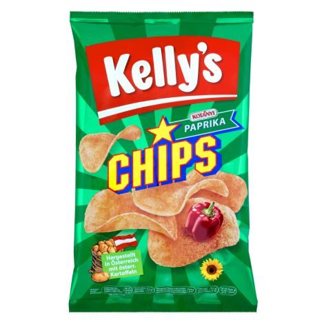 KELLY�S Chips Paprika 150g