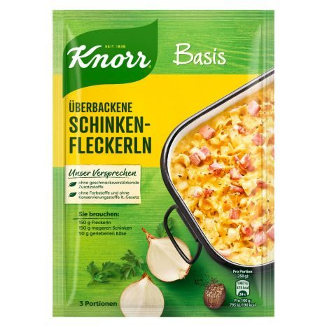 Knorr Basis für Überbackene Schinkenfleckerln 63g