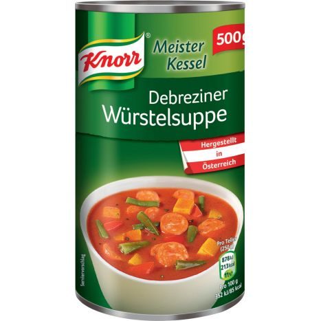Knorr Meister Kessel Debreziner Würstelsuppe 500g