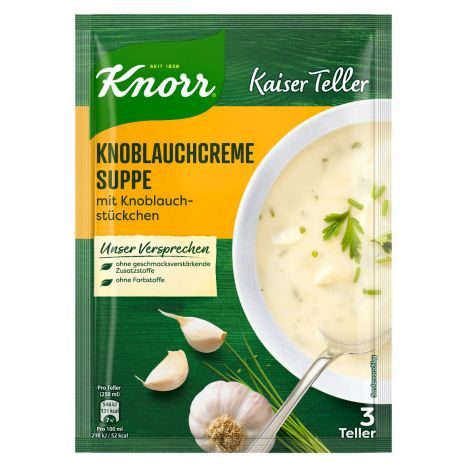 Knorr Kaiser Teller Knoblauchcreme Suppe 91g