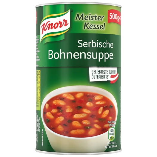 Knorr Meisterkessel Serbische Bohnensuppe 500g