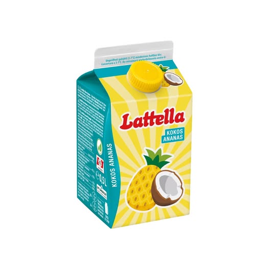 Lattella Molkedrink Kokos/Ananas  500 ml