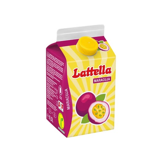 Lattella Molkedrink Maracuja 500 ml