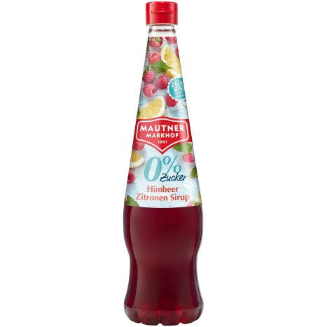 Mautner Markhof 0% Zucker Sirup Himbeer Zitrone 0,7 ltr.