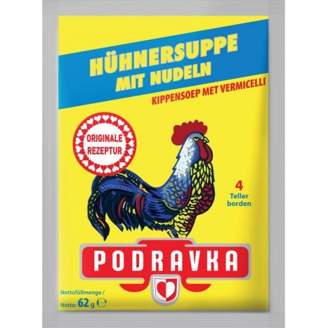 Podravka Hühnersuppe mit Nudeln 62g