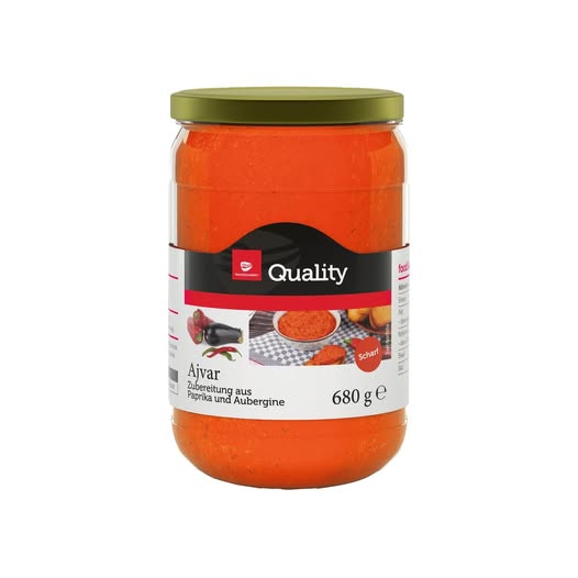 Quality Ajvar scharf 680g