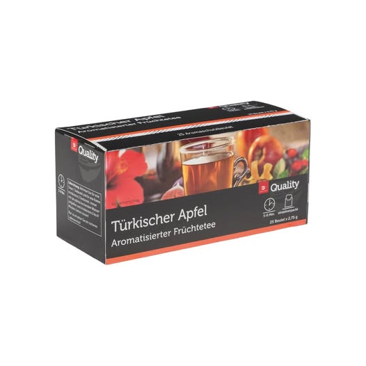 Quality Fr�chtetee T�rkischer Apfel 25 x 2,75g