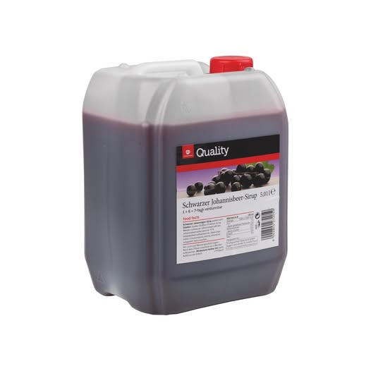 Quality Sirup Schwarze Johannisbeer 5 ltr.