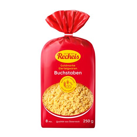 Recheis Goldmarke Buchstaben - Nudeln 250g