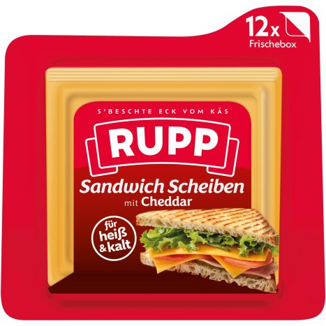 Rupp Sandwich Scheiben Cheddar 200g