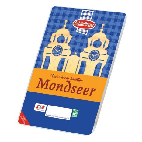 Sch�rdinger K�se Mondseer in Scheiben 45% Fett i.Tr. 150g