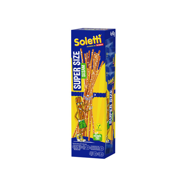 Soletti SuperSize Sesam Salzstangerl 4 x 40g  160g