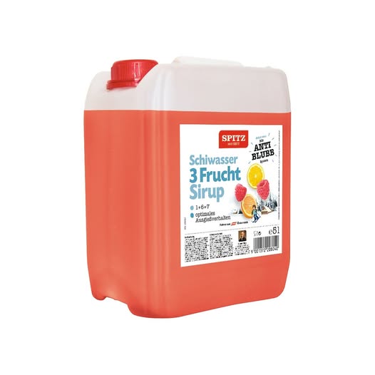 Spitz Schiwasser - Drei-Frucht-Sirup 5 ltr.