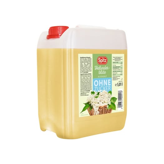 Spitz Sirup Holunderblüte zuckerfrei 5 ltr.