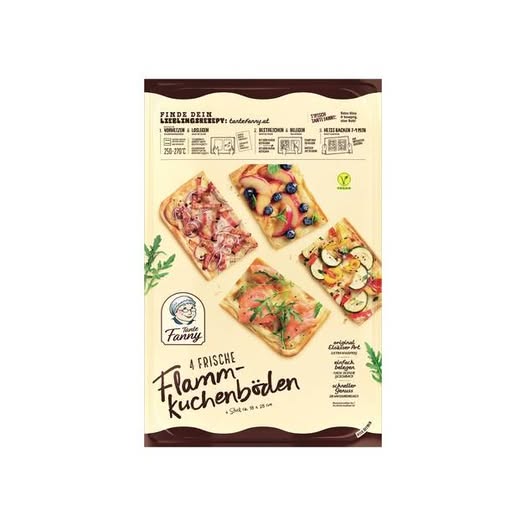Tante Fanny frische Flammkuchenböden 340g (4 x 85 g)