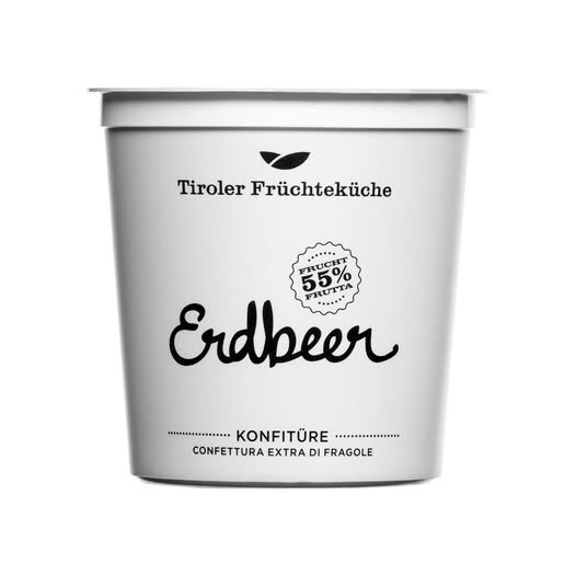 Unterweger Erdbeer Konfitüre Extra 450g