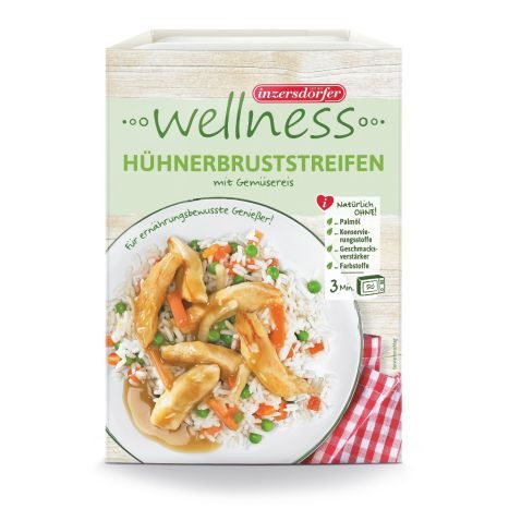 Inzersdorfer Hühnerbruststreifen mit Gemüsereis 360g
