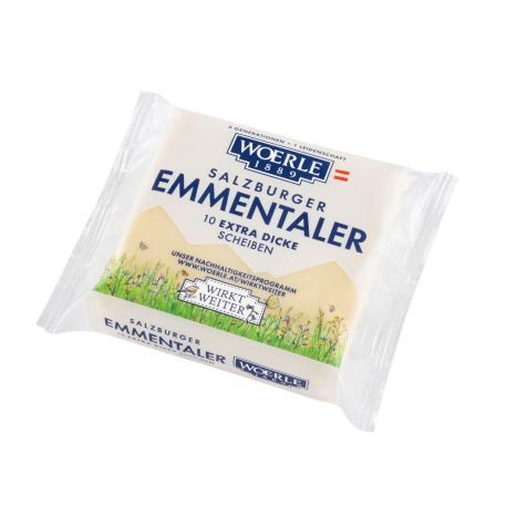 Woerle Emmentaler Schmelzkäse extra dicke Scheiben 250g